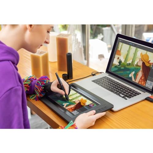 XP-PEN Artist12 11.6 Inch FHD Drawing Monitor Pen Display Graphic Monitor with PN06 Battery-Free Multi-Function Pen Holder and Glove 8192 Pressure Sensitivity - size: 11.6 inch