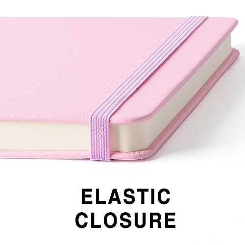 qianshan 5" x 5" Hardcover Sketch Book,Small Mixed Media Sketch Pad,58 Sheets 150GSM Acid-Free Artist Drawing Paper,Travel Journal Blank Notebook for Adults Painting,Illustration,Art Supplies.Pink - color: 150gsm PU-pink