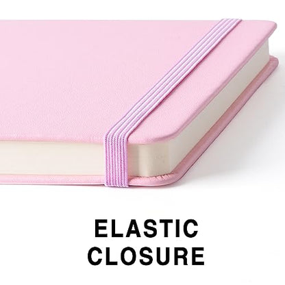 qianshan 5" x 5" Hardcover Sketch Book,Small Mixed Media Sketch Pad,58 Sheets 150GSM Acid-Free Artist Drawing Paper,Travel Journal Blank Notebook for Adults Painting,Illustration,Art Supplies.Pink - color: 150gsm PU-pink