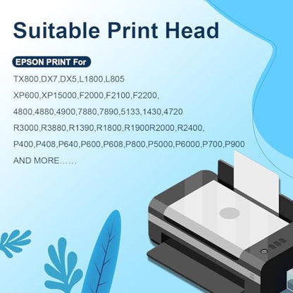 Premium DTF Ink 6000ML - DTF Transfer Ink for PET Film, Used for Epson ET-8550, L1800, L800, R2400, P400, P800, XP15000, Heat Transfer Printing Direct to Film, 6x1000ML (CMYKWW) - size: 6x1000ml (CMYKWW)