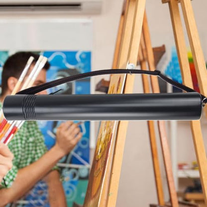 Poster Tube, Multipurpose Portable Expandable Telescopic Drawing Tube With Strap, Durable Poster Storage Carrying Tubes Box Protector For Artwork Painting Art Prints Maps Carrying Case Holder