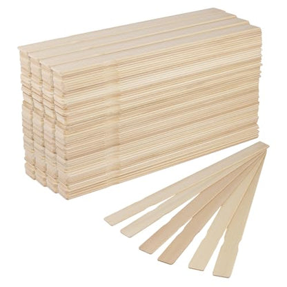 200 PCS 14 inch Paint Mixing Stick, Wood Paddles Paint Stir Sticks for DIY Craft, Mixing, Garden Plant Labels