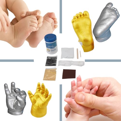Hand Casting Modelling Powder Kit, Home Hand Casting Kit Souvenir Sculpture Supplies, Plaster Hand Mold Keepsake Sculpture Kit