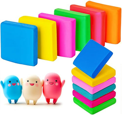 Kneaded Erasers for Artists Painting, Drawing & Art Supplies – Gum Kneadable Erasers for Pencils Bulk Kids Prizes, Party Favors, School Supplies, 6 PCS