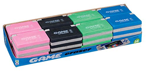 Raymond Geddes Game Erasers for Kids, 24 Count (Pack of 10) - size: 24 Count (Pack of 10)