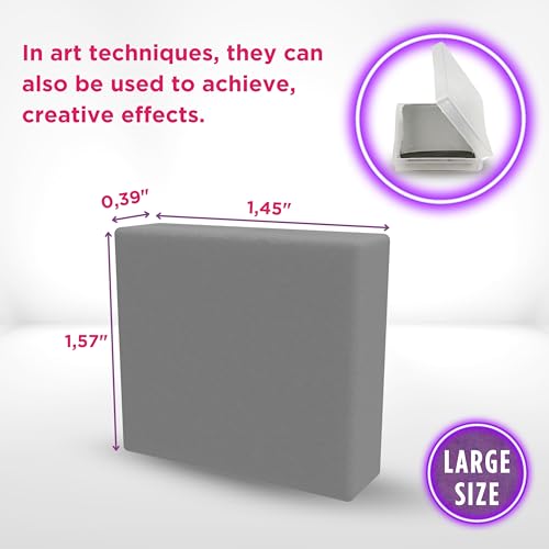 Kneaded Erasers for Artists - 4 Pack Large Size Grey Kneadable Erasers for Drawing & Sketching
