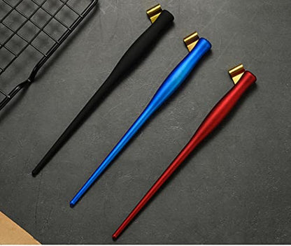 XIAOYU Oblique Wooden Pen Set, Calligraphy Set for Beginners, 5 Calligraphy Dip Pen Nibs, 3PCS - color: 3PCS