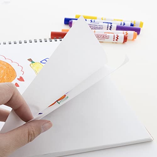 BAZIC Products Spiral Sketch Pad, Top Bound, 9 x 9 in, 40 Sheets, 48-Case | 40-sheet spiral sketch pad, smooth drawing paper for sketching, shading - size: 48-Pack