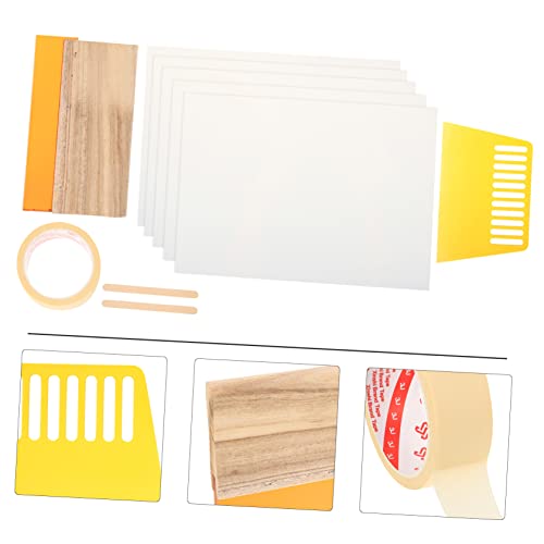 LALAFINA 1set Screen Printing Tools Squeegee for Ink Applications for Textile and Graphic Projects Kit Accessories for Handmade Printing