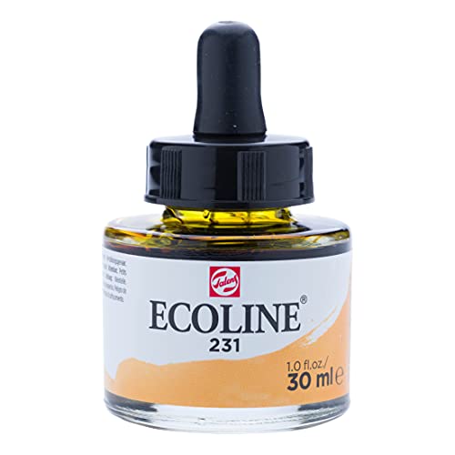 Ecoline Liquid Watercolour Bottle 30 ml Gold ochre 231 (11252311) - color: Gold Ochre