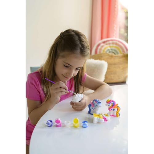 4M 3D Mould & Paint - Puppy Dogs Kit for Kids Ages 5+ - Create, Paint, and Decorate Adorable Puppy Figurines! (Glitter Unicorns) - style: 3D Glitter Unicorn
