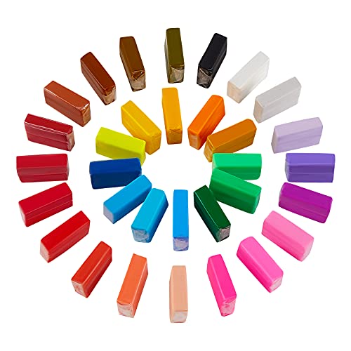 CiaraQ Polymer Clay Kit, Mini Modeling Clay Set for Kids/Beginners/Artist, 32 Colors - color: 32 Colors