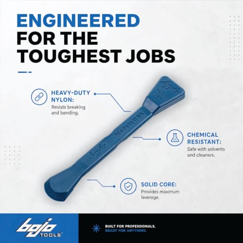 Bojo Tools - 5-Piece Edge Plastic Scraper Kit - Heavy Duty - size: 5-Piece Edge Plastic Scraper Kit