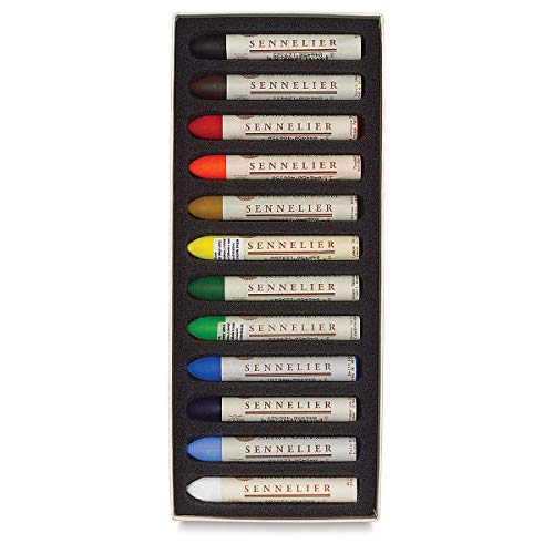 SENNELIER Oil French Pastel for Professional Artists, Intro Set of 12 - color: Multi, size: 12 Count (Pack of 1)
