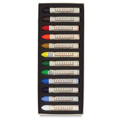 SENNELIER Oil French Pastel for Professional Artists, Intro Set of 12 - color: Multi, size: 12 Count (Pack of 1)