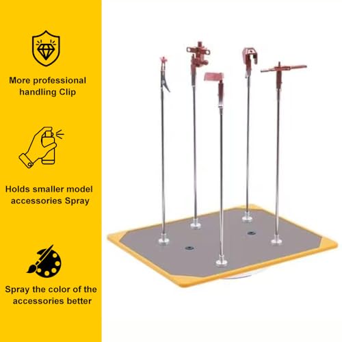 12PCS Stainless Magnetic Bases for Model Spraying, Strong Grip, Anti-Slip Attach to Iron Workbenches/Turntables Durable, 0.4" Washable - Ideal for Miniatures & Small Parts (Clips Not Includ) PMKJ033M - size: Magnetic base