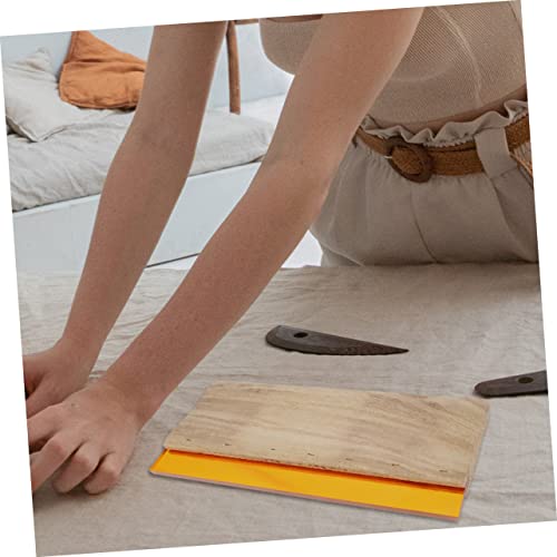GLSTOY 1set Screen Printing Scraper Ink Squeegee for Easy Application for Crafting and Includes Frame and Mesh