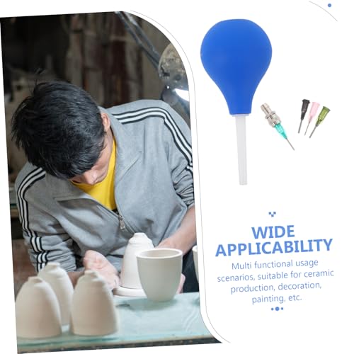 KALLORY 1Set Precision Pottery Glaze Squeeze Bottle Set Applicator for Clay Modelling Ceramic Decoration Stylish Design for Controlled Application and Versatile Use