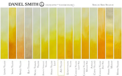 Daniel Smith Extra Fine Watercolor Paint, 15ml Tube, AZO Yellow, 284600215, 0.5 Fl Oz (Pack of 1) - color: Azo Yellow