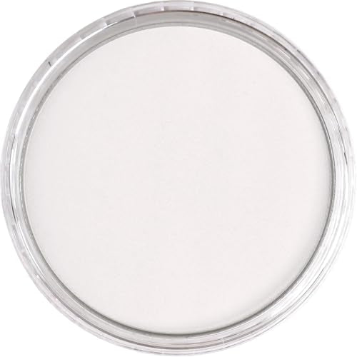 PanPastel Artist Pastels by GOLDEN, Pearl Medium White (Fine), 2.44” / 62mm Pan Diameter, Professional Artist Pastels, Unique Pan Format (cake-like) - color: Pearl Medium - White FINE