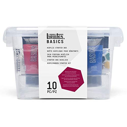 Liquitex BASICS Acrylic Paint Set, 9 x 75ml (2.4-oz), Starter Box - style: Starter Box 9 x 75ml (2.4-oz)