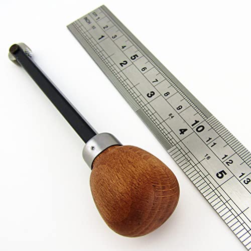 2pcs Printmaking Woodcut Copperplate Resin Board Engrave Etching Print Leathercraft Embossing Carve Roulette Wheel Tool Set