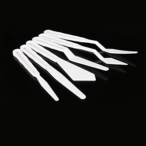 Luckycivia 6 Set Palette Knives Set, Plastic Spatula Art Tools for Painting