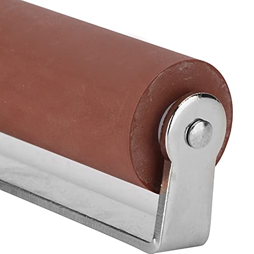 3 Sizes Printmaking Brayers, Soft Rubber Brayer, Ink and Glue Roller Set, for Printmaking, Scrapbooking, and Painting, with Comfortable Handle, Easy Operate, Cleanable Design - size: 15cm