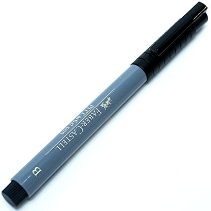 Faber-Castell Art & Graphic Pitt Artist Pen Brush India Ink Pen, Cold Grey Iv, Single Pitt Pen, For Art, Craft, Drawing, Sketching, Home, School, University, Colouring - color: Cold Grey IV, size: 1 Count (Pack of 1)