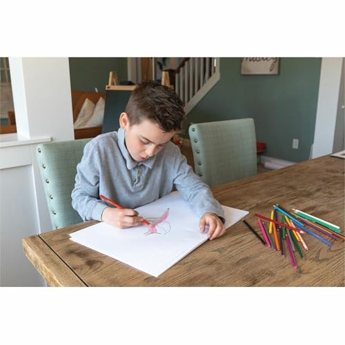 Pacon Drawing Paper, White, Heavyweight, 18" x 24", 500 Sheets - size: 18" x 24", style: Heavy Weight