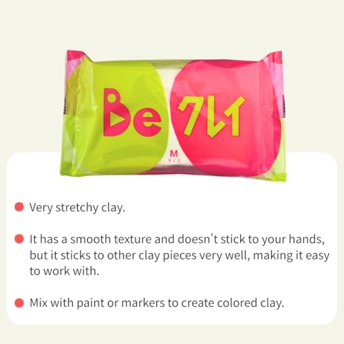 Be Clay,Super Lightweight AIR Dry Clay,Foam Clay,White (1)