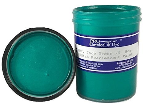 Pearlescent Textile Paint 8 oz. (Jade Green) - color: Jade Green