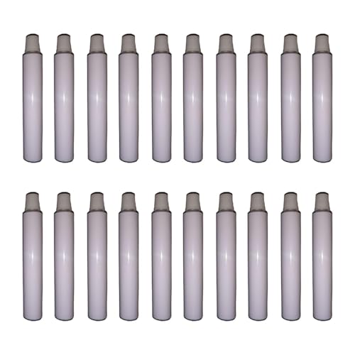 Empty Aluminum Paint Tubes, 20Pcs 5ml Refillable Sample Containers for DIY Paint Filling and Travel Storage - size: 20Pcs 5ml