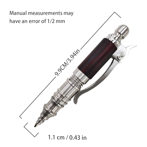 Dr. Metalleung Compact Stainless Steel Bolt Action Pen: The Ultimate Pocket - Sized EDC Essential - style: Contemporary