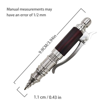 Dr. Metalleung Compact Stainless Steel Bolt Action Pen: The Ultimate Pocket - Sized EDC Essential - style: Contemporary