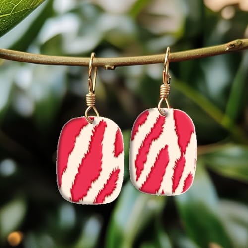 CHGCRAFT 4 Sheets Animal Skin Textures Polymer Clay Texture Mat Clay Modeling Pattern Pad Zebra Texture Sheets for Polymer Clay Making Earrings Jewerly Tools, 4×2.6 inch - style: Animal Skin