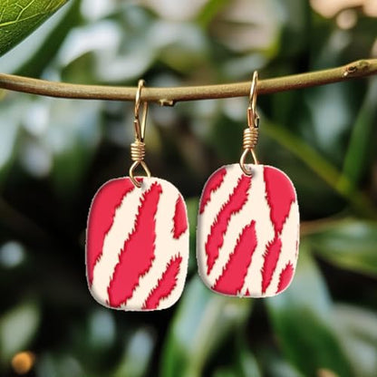 CHGCRAFT 4 Sheets Animal Skin Textures Polymer Clay Texture Mat Clay Modeling Pattern Pad Zebra Texture Sheets for Polymer Clay Making Earrings Jewerly Tools, 4×2.6 inch - style: Animal Skin