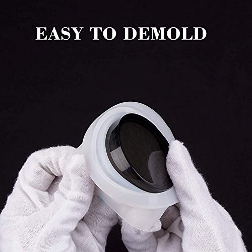 4 Style DIY Jewelry Resin Casting Molds Bottle Storage Jar with Lid Crystal Epoxy Mold Kit Handmade Craft Aromatherapy Candle Making Tool Clear Silicone Plaster Clay Mould (Square Bottle) - color: (Square Bottle)
