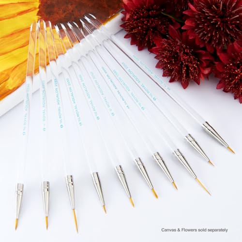Royal & Langnickel Aqualon Detail Artist Brush Set, 10-piece