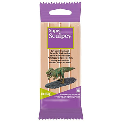 Sculpey Super Sculpturing Compound 1 lb. box, Beige - size: Standard
