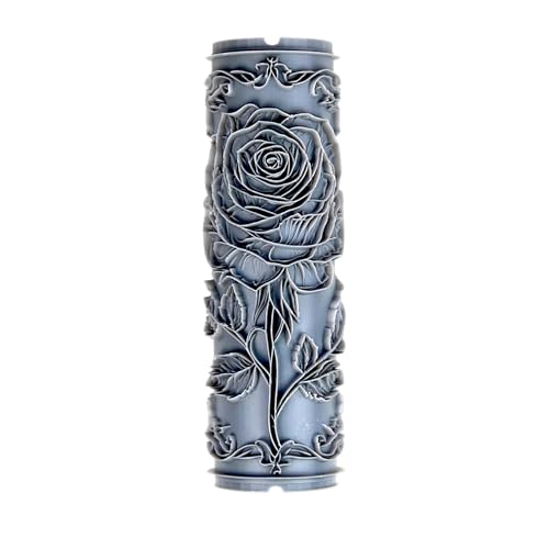 Rose Clay Texture Roller 4" for Polymer Clay - color: Rose Roller