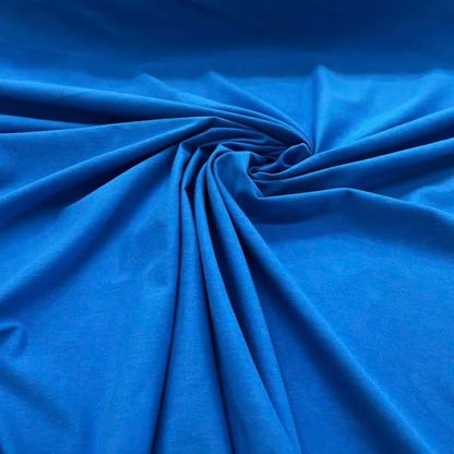 Cotton Spandex Jersey Fabric - 4 Way Stretch - 60" Width Sold by The Yard - Ideal for T-Shirts, Dresses, Athleticwear Apparel (Aqua, 2 Yards) - color: Aqua, size: 2 Yards