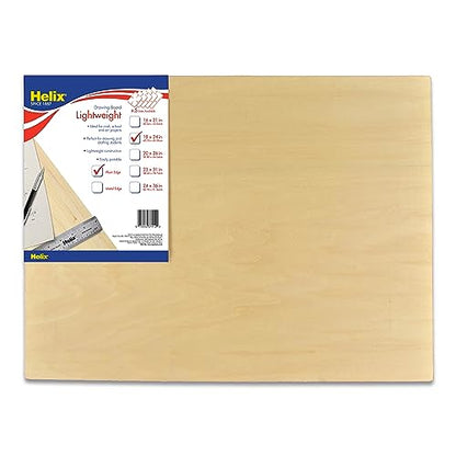 Maped - Helix Wooden Lightweight Drawing Board 18x24 Inch - Sketching Outdoors - Lightweight Design - Up to 80% Lighter Than Most Boards - Smooth Surface, Portable and Durable - size: 18” x 24”, style: Plain Edge