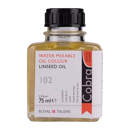 Royal Talens Cobra Water Mixable Linseed Oil Medium - 75 ml (2.5 oz)
