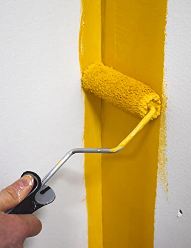 ROLLINGDOG Mini Roller - 4 Inch Jumbo Microfiber Small Paint Roller Covers 3/8” Nap - color: microfiber roller 4 Inch