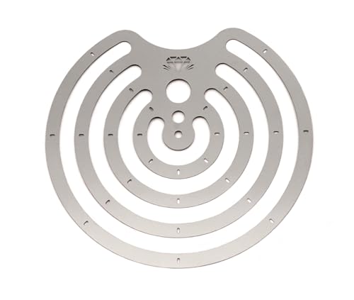 DiamondCore Tools Arc Carving Metal Rib for Pottery, Flexible Stainless Steel Stencil Rib for Carving Symmetrical Arcs and Circles on Clay - color: Arc Carving Metal Rib