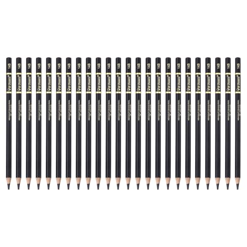 PATIKIL 24Pcs Drawing Pencils for Sketching, 14B Refill Sketch Pencils for Drawing, Graphite Art Pencil Set Professional Resistant Lead for Painting Shading Artist Office Supplies - size: 14B