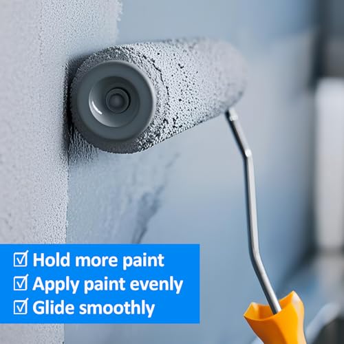 King Origin 9 Inch Microfiber Paint Roller Covers, 1/2" Nap, 12-Pack Paint Rollers for Wall & Ceiling Painting, Professional & Home Use - size: 9",12 Pcs,microfiber
