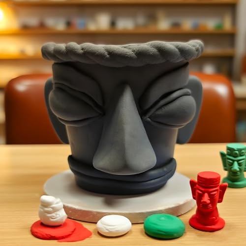 Lightweight Clay - Air Dry Clay, Ultra Light & Soft, Safe & Non-Toxic, Moldable & Flexible, DIY Modeling Clay for Anime Figures, Sculpting, Molding, Creative Art Crafts - color: Black