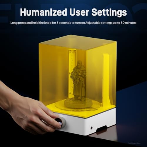 ELEGOO Mercury X Bundle, Wash and Cure Machine for Large Resin 3D Printed Models, Compatible with Saturn, Mars MSLA 3D Printers - style: Mercury X Bundle-M